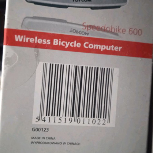 Topcom wireless bicycle computer Speedobike 600 new