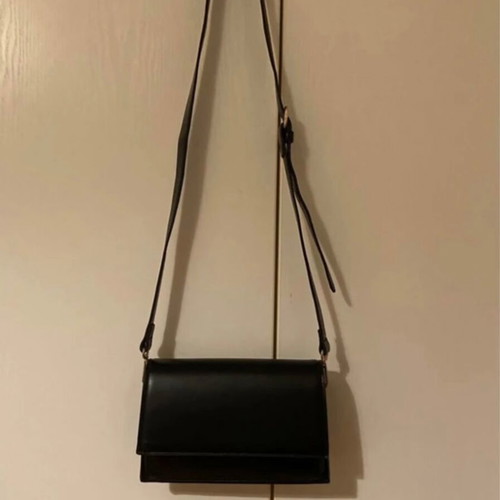 Zara black crossbody shoulder bag