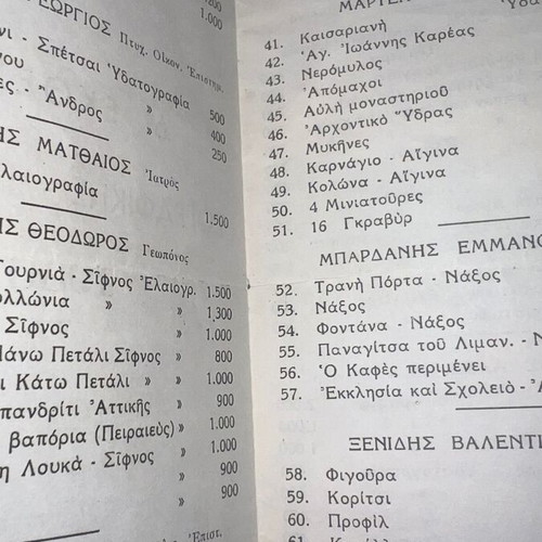 Painting Exhibition Catalog 1956 used, rare double-page