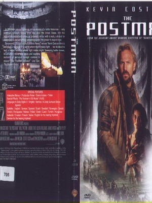 Ανάμεσα σε δύο κόσμους The Postman DVD μεταχειρισμένο με υπότιτλους επιστημονικής φαντασίας