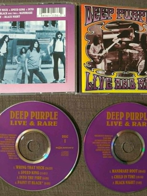 Deep Purple Live and Rare 2-CD μεταχειρισμένο, ροκ