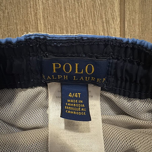Polo Ralph Lauren kids' swim shorts, blue, size 4