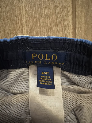 Polo Ralph Lauren kids' swim shorts, blue, size 4