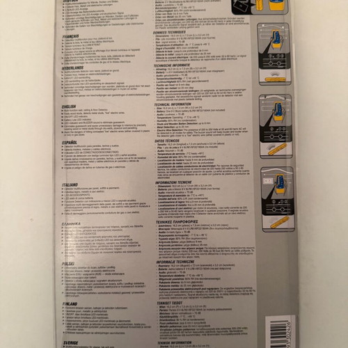 3-in-1 Detector for Wood, Metal, Electric Tension New