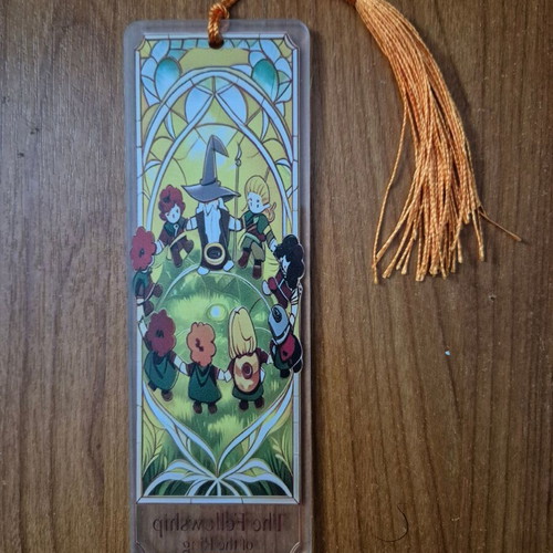 Fellowship of the Ring Acrylic Bookmark new