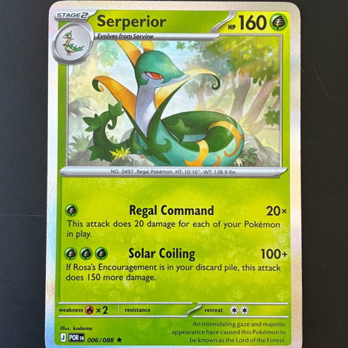 Pokemon Card Serperior 160HP new