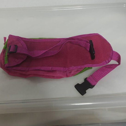 Vintage MÖMA Waist Bag used, lime and fuchsia