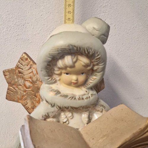 Angel candle holder like new for tealight