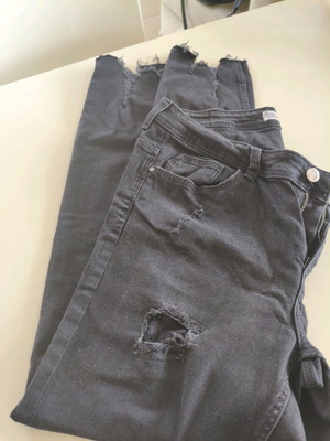 Black Zara Basic Denim Jeans Size 42 used