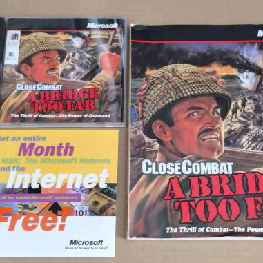 Close Combat: A Bridge Too Far PC CD-ROM like new with strategy book