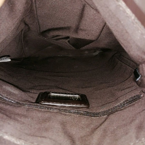 Sisley handbag dark-colored women's with metal details like new