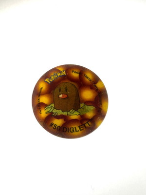 Pokemon tazos tags #50 Diglett 3D like new