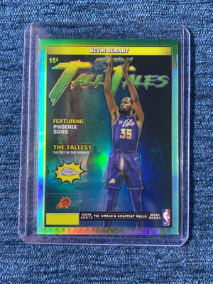 Κάρτα Topps Chrome Kevin Durant Phoenix Suns Tall Tales Green Refractor καινούργια