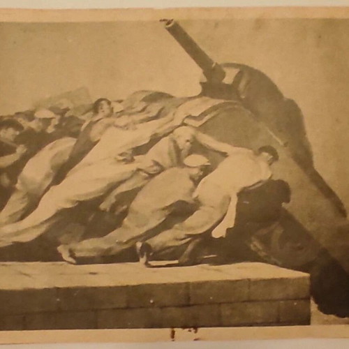 Poster 'Truman's Tanks at the Bottom' by Boris Prorokov