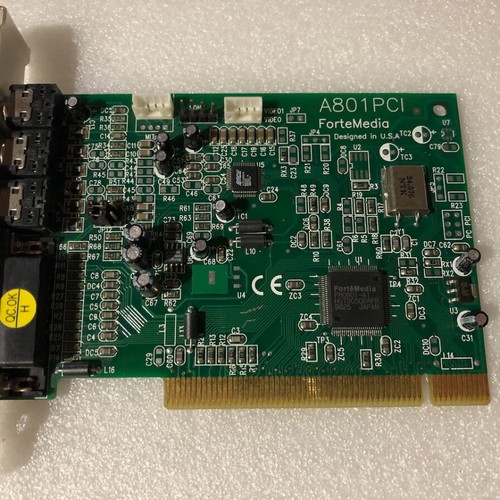 ForteMedia A801PCI SoundCard used