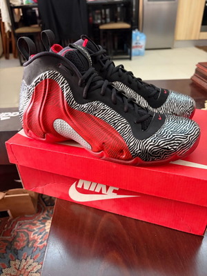 Nike Air Flightposit Exposed sneakers new, size 44, black and silver