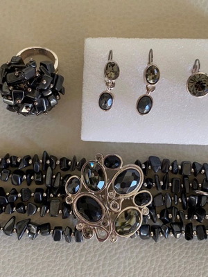 Σετ κοσμημάτων DYRBERG KERN μεταχειρισμένο με Swarovski και ημιπολύτιμες πέτρες