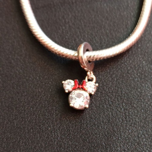 Pandora Disney Minnie Mouse charm like new, silver
