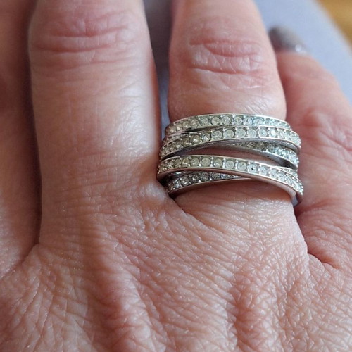 Swarovski ring used, size 52, in excellent condition