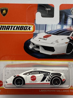 Lamborghini Gallardo Police Mattel Matchbox Mainline collectible car 1:64 scale