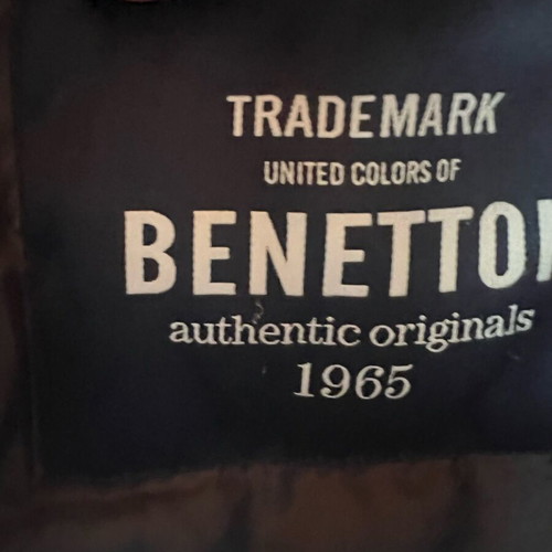 Men's United Colours of Benetton parka blue like new