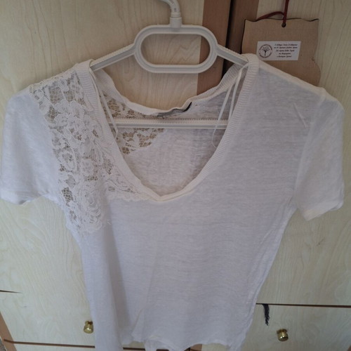 Zara white top like new, size M 38 10