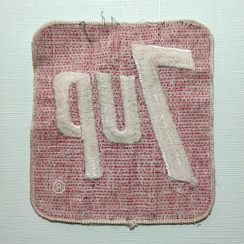 7up USA workers patch 70s 80s used, in good condition