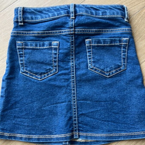 Denim skirt for girls with Minnie like new, blue, size 116 cm