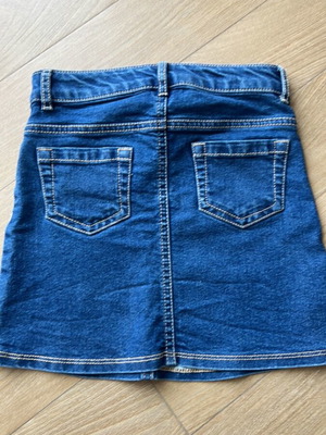 Denim skirt for girls with Minnie like new, blue, size 116 cm