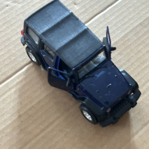 Jeep collectible toy car, blue, 13cm