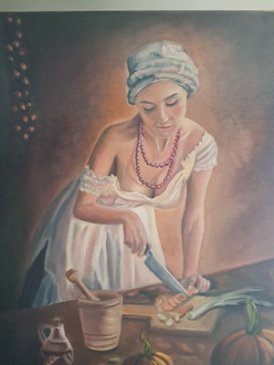 Oil painting on canvas