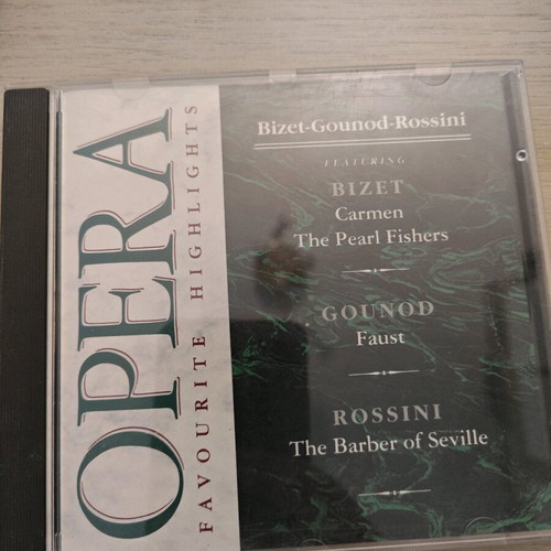 Opera favourite highlights CD used, Bizet Gounod Rossini