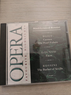 Opera favourite highlights CD used, Bizet Gounod Rossini