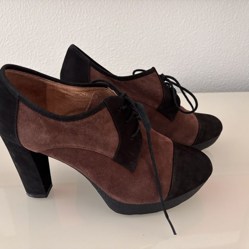 Staccato women's Oxford shoes like new, two-tone brown and black, size 38