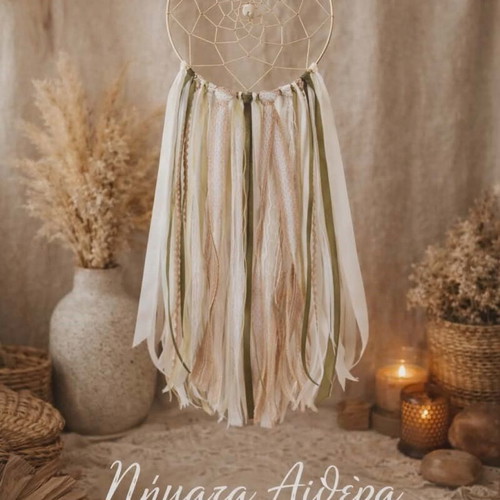 Airy Olive handmade dreamcatcher made to order