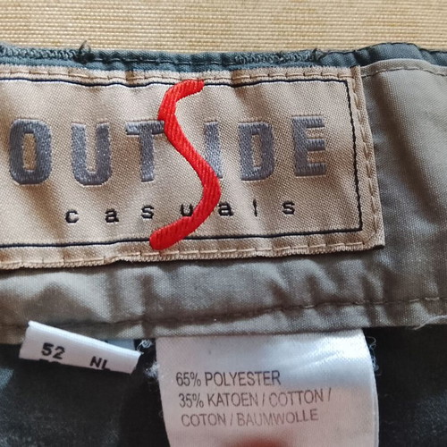 Men's casual bermuda shorts used, size L, multicolor