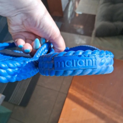 Isabel Marant flip flops like new, size 41-42, blue