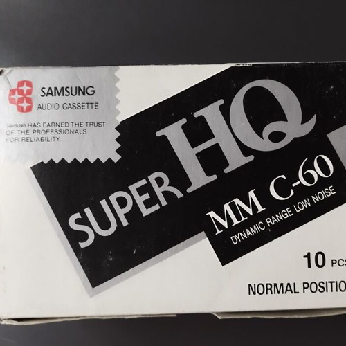 Samsung Super HD MM C-60 box with 10 sealed cassettes new