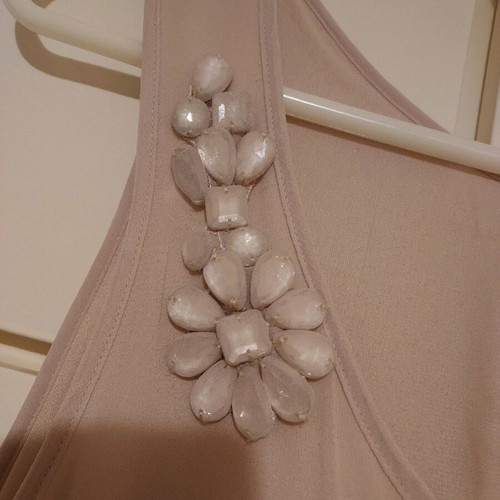 Evening dress like new, size 42, nude color