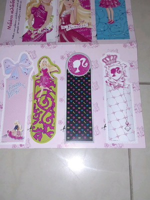 Barbie bookmarks set of 7 new