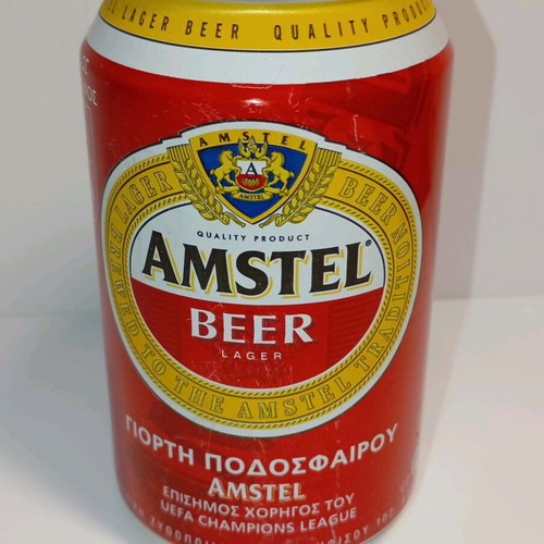 Amstel Champions League 2005 beer like new, 330ml