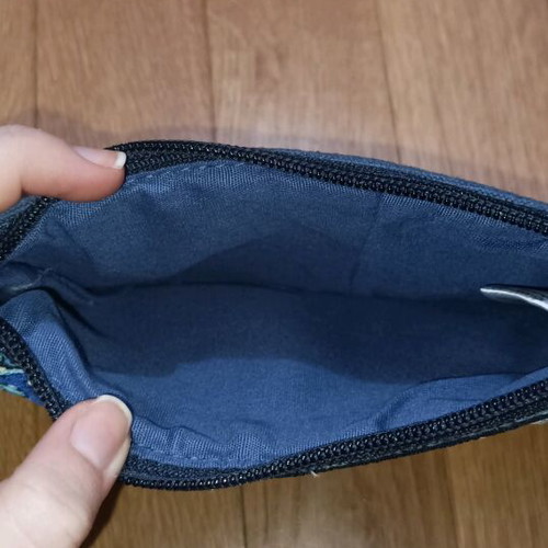 Handmade blue handbag new