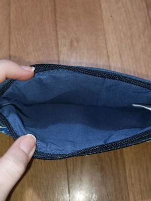Handmade blue handbag new