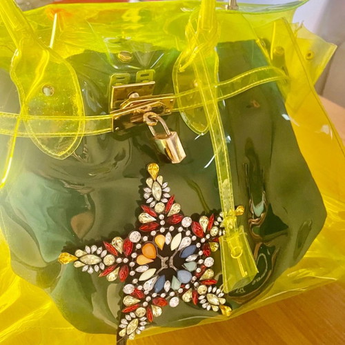 Plexiclus handbag new, handmade unique piece from Italy