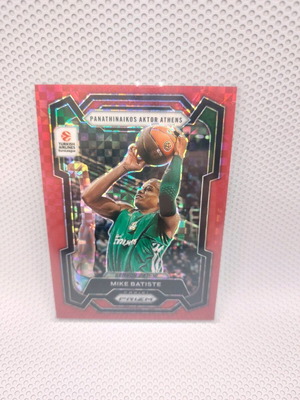 2023-24 Euroleague Prizm Mike Batiste red card like new