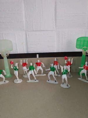 Basket cake decorations used, 80s-90s vintage
