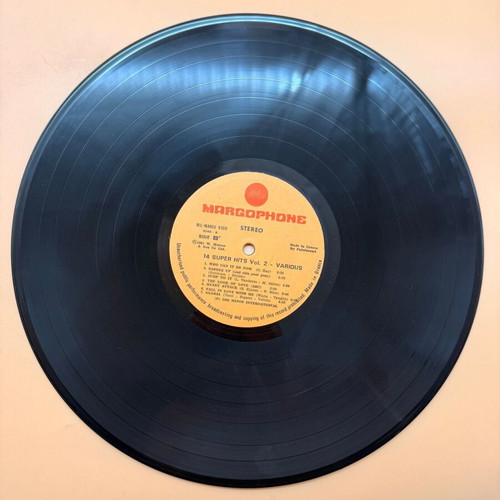 14 Super Hits No 2 vinyl used, 1982 collection