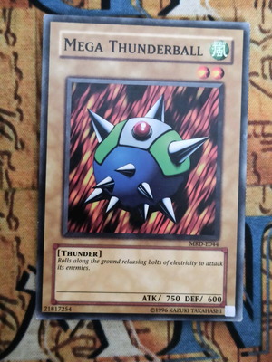 Mega Thunderball κάρτα Yu-Gi-Oh! σαν καινούργιο Normal Monster