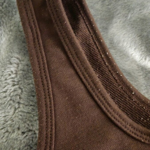 Crop top used, brown, size L