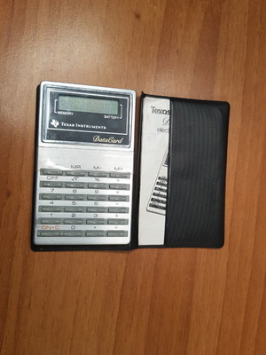 Κομπιουτεράκι Texas Instruments Datagard μεταχειρισμένο για συλλέκτες
